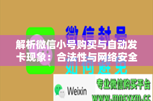 解析微信小号购买与自动发卡现象：合法性与网络安全的权衡与思考