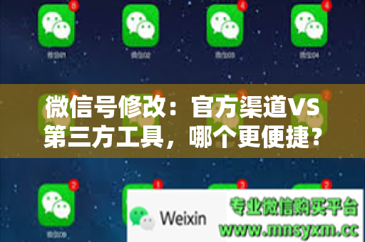 微信号修改：官方渠道VS第三方工具，哪个更便捷？
