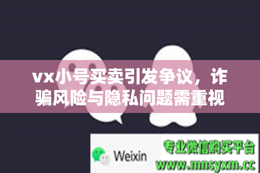 vx小号买卖引发争议，诈骗风险与隐私问题需重视