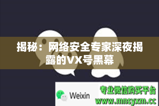 揭秘：网络安全专家深夜揭露的VX号黑幕