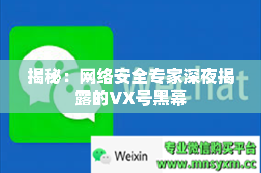 揭秘：网络安全专家深夜揭露的VX号黑幕