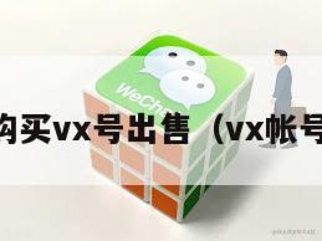 vx号购买vx号出售（vx帐号出售）